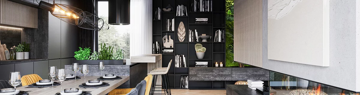 Interiérové návrhy jedální - Lual studio