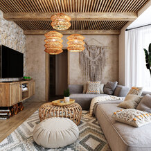 Luxusný interiér obývačky