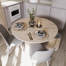 moderný dizajn kuchyne s jedálňou