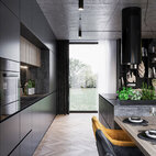 moderný interiér kuchyne